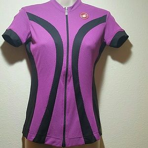 Castelli Cycling Jersey Back Pockets NWOT